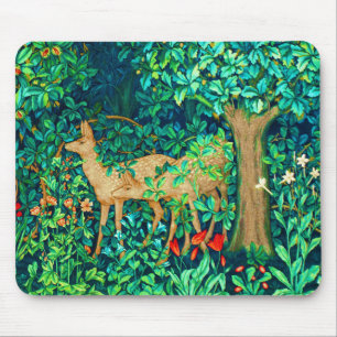 William Morris Forest Deer Tapestry Print Muismat