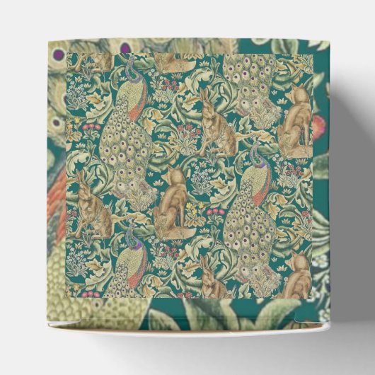 William Morris "Forest" Favor Box Bedankdoosjes (Bovenkant)