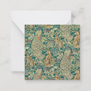William Morris Forest Flat Notitiekaart Notitiekaartje