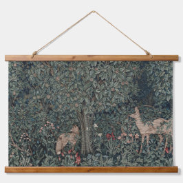 William Morris Forest Greenery Animals Bloemen Hangend Wandkleed
