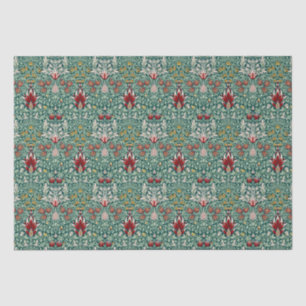 William Morris Forest Groen Bloemendessin Behang Tissuepapier