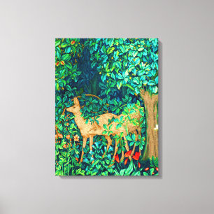 William Morris Forest Herten Tapestry Canvas Afdruk