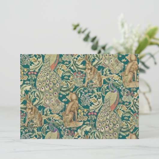 William Morris "Forest" Invitation (Debout devant)