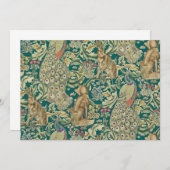 William Morris "Forest" Invitation (Devant / Derrière)