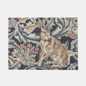 William Morris Forest Rabbit  Bloemen Deurmat (Voorkant)