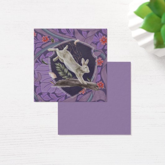 William Morris Forest Rabbit Floral Art (Bureau)