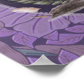 William Morris Forest Rabbit Floral Art Nouveau Poster (Hoek)