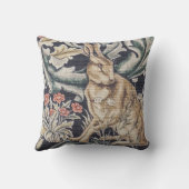 William Morris Forest Rabbit Floral Kussen (Achterkant)