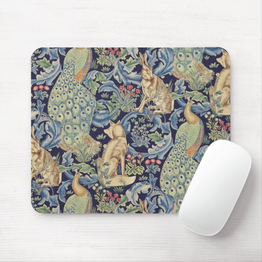 William Morris Forest Rabbit Muismat (Met muis)