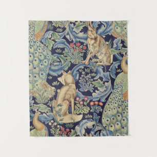 William Morris Forest Rabbit Wandkleed