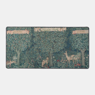 William Morris Forest Tapestry met Personalisatie Bureaumat