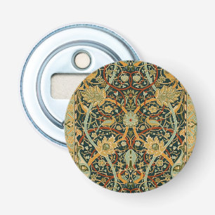 William Morris Forest Tapijt Patroon: Vintage Button Flesopener