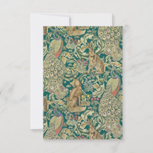 William Morris "Forest" Vlakke Dankkaart Bedankkaart