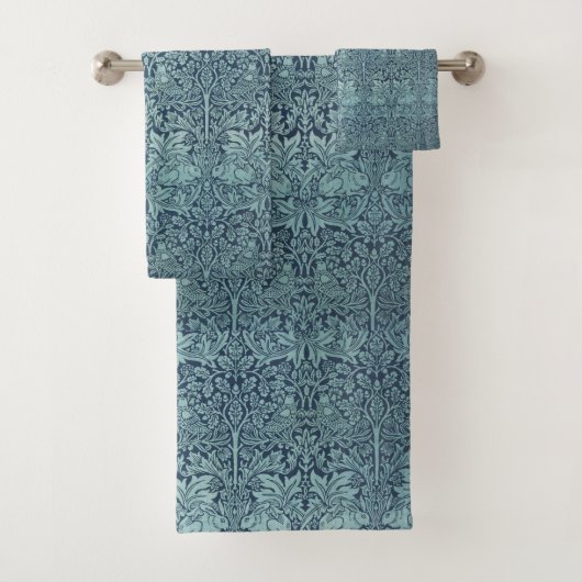 William Morris Forêt Lapins Oiseaux Fleurs Bleues (En situation)