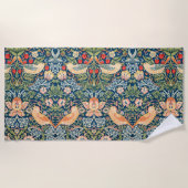 William Morris fraise Thief serviette de plage (Devant)
