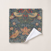 William Morris Fraise Voleurs Oiseaux (Gant de toilette)
