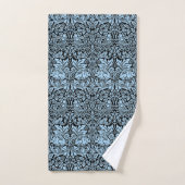 William Morris Frère Lapin Bleu Clair Noir (Serviette à main)