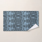 William Morris Frère Lapin Bleu Clair Noir (Serviette à main)