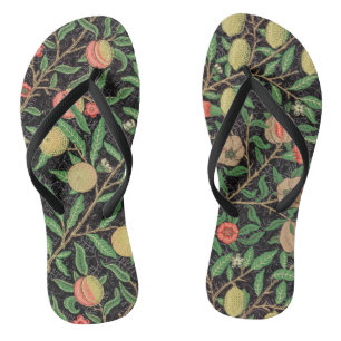 William Morris Fruit Granaat Bloempatroon Teenslippers