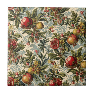 William Morris Fruit Granaat bloempatroon Tegeltje