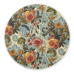 William Morris Fruit Granaatappel bloemmotief Keramische Knop