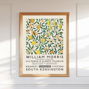 William Morris Fruit of Pomegranate Lemons Tree Poster