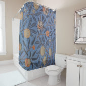 William Morris Fruit Pattern Shower Curtain Douchegordijn (In situ)