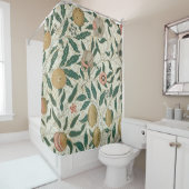William Morris Fruit Pattern Shower Curtain Douchegordijn (In situ)