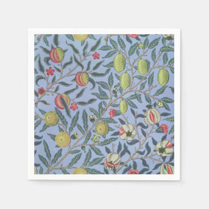 William Morris Fruit Pomegranate Blue Ornament Servet