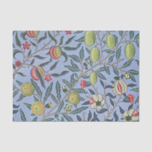 William Morris Fruit Pomegranate Blue Ornament Tissuepapier