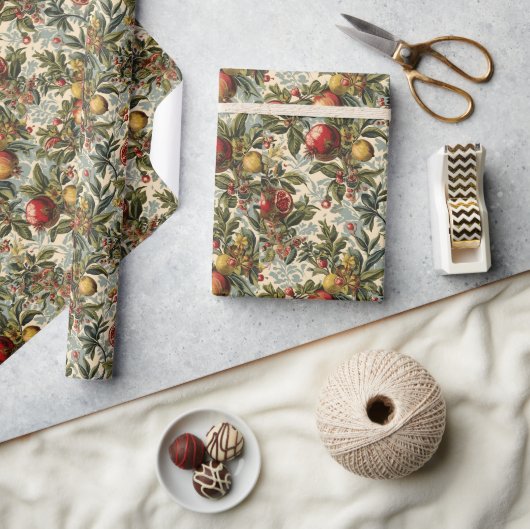 William Morris Fruit Pomegranate floral pattern Cadeaupapier (Crafts)