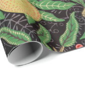 William Morris Fruit Pomegranate Floral Pattern Cadeaupapier (Rol Hoek)