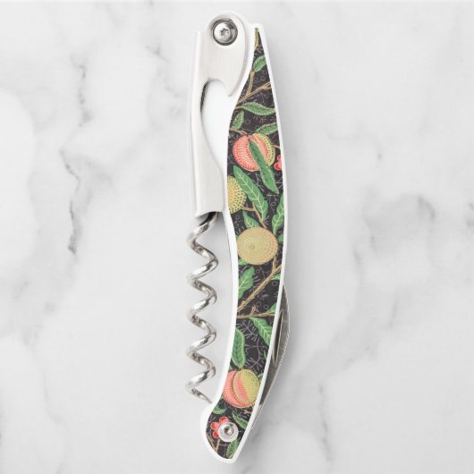 William Morris Fruit Pomegranate Floral Pattern Kurkentrekker (Voorkant)