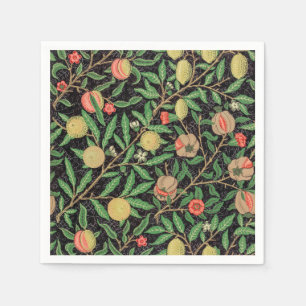 William Morris Fruit Pomegranate Floral Pattern Servet