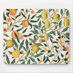 William Morris Fruit Pomegranate White Ornament Muismat