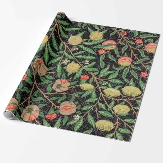 William Morris Fruitpatroon  Cadeaupapier (Uitgerold)