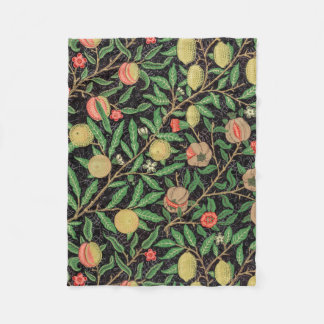 William Morris Fruitpatroon  Fleece Deken
