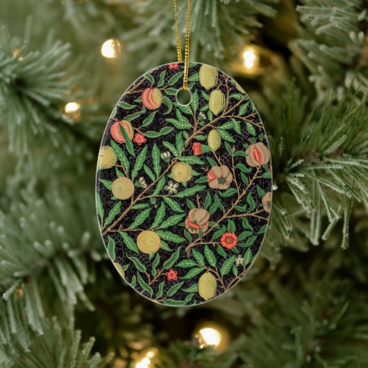 William Morris Fruitpatroon  Keramisch Ornament (Boom)