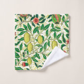 William Morris Fruits exotiques, jaune citron (Gant de toilette)
