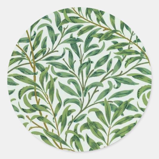 William Morris Garden Leaf Pattern Stickers (Voorkant)