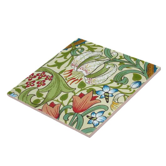William Morris Garden Lily Wallpaper Tegeltje (Zijkant)