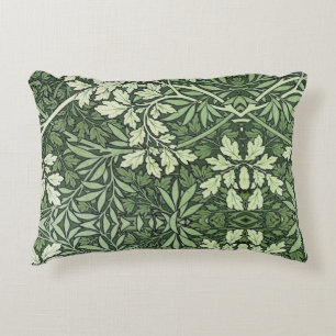 William Morris gebladerte tinten van groen Accent Kussen