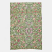 William Morris  geïnspireerd Floral Pattern Theedoek (Verticaal)