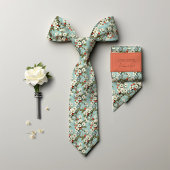 William Morris-geïnspireerde Cherry Blossom Bloeme Stropdas