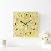 William Morris - Gele Honeysuckle Vierkante Klok (Huis)