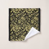 William Morris Gold et Black Floral (Gant de toilette)