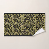 William Morris Gold et Black Floral (Serviette à main)