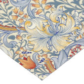 William Morris Gold Lily Victorian Botanical Korte Tafelloper (Hoek)