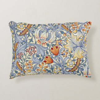 William Morris Gold Lily Victorian Wallpaper Accent Kussen