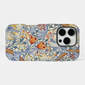 William Morris Gold Lily Victorian Wallpaper iPhone Hoesje (Achterkant horizontaal)